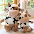 Jouets en peluche mignons de vache en peluche